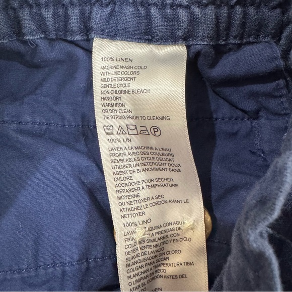 Tommy‎ Bahama Blue Linen Pants - Picture 8 of 10